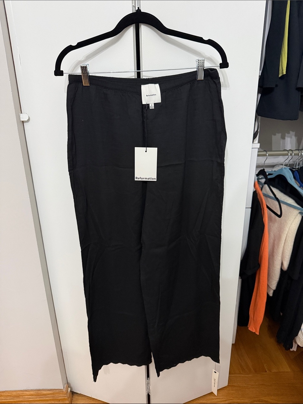 Reformation Black pajama woman’s size M